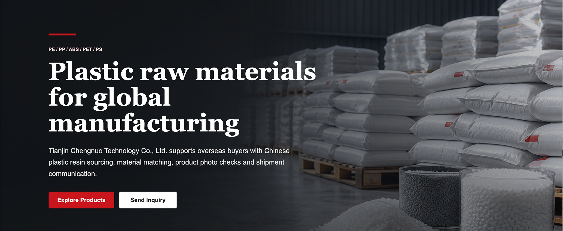 Tianjin Chengnuo Technology Co., Ltd. tukee ulkomaalaisia ostajia kiinalaisten muovihartsaiden hankinnassa, materiaalien sopivuuden määrityksessä, tuotekuvien tarkastuksessa sekä lähetyksiin liittyvässä viestinnässä.